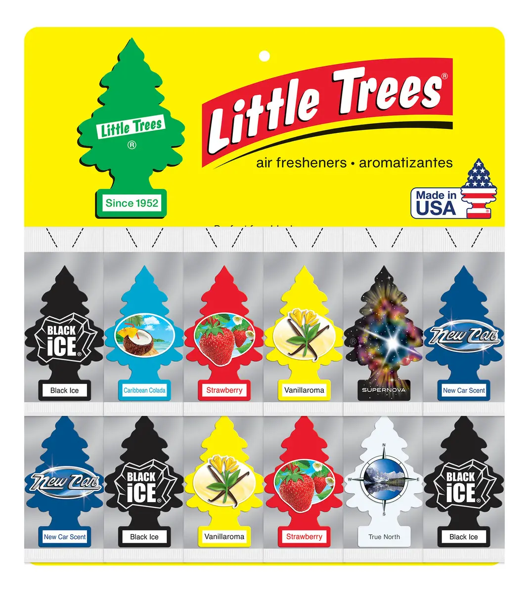 Little Trees Display 60 Pza. U60-19190-1 Color Fragancia Aromas
