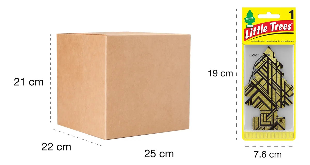 Little Trees Caja 144 Pza Aroma Gold - Image 3