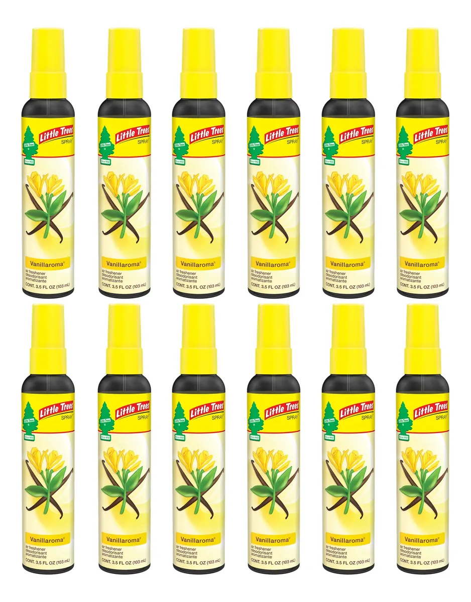 Little Trees Aromatizante En Spray Aroma Vainilla 12 Piezas