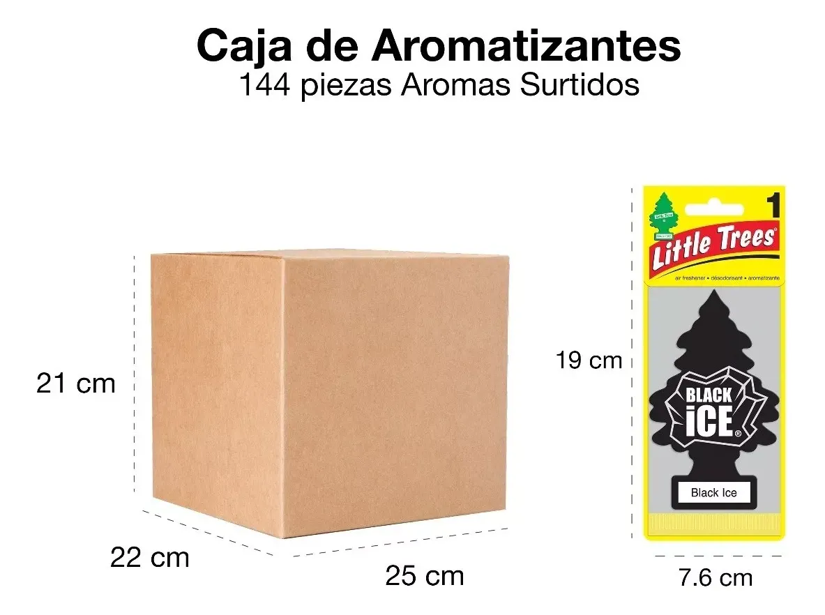 Little Trees Caja 144 Pz Varios Aromas - Pequeños Negocios - Image 2