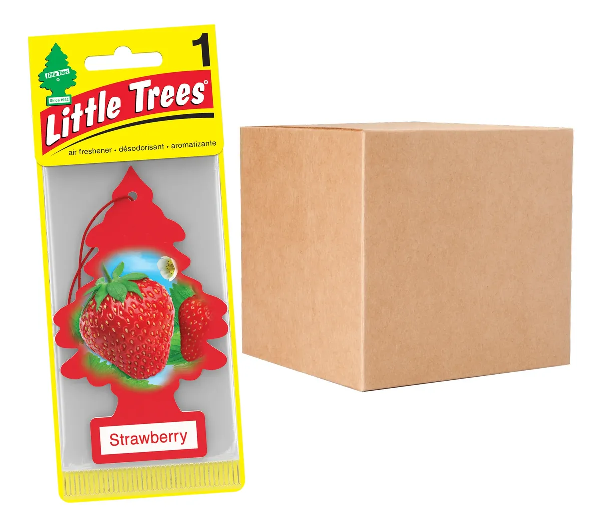 Little Trees Caja 144 Pza Aroma Fresa