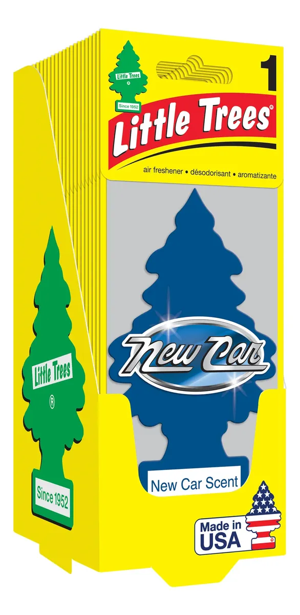 Little Trees Aromatizante Pino New Car Counter Box 24 Pzs