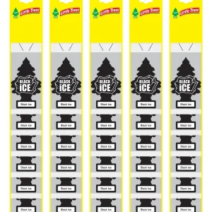 Little Trees 18 Tiras De 24 Piezas Cada Una Aroma Black Ice