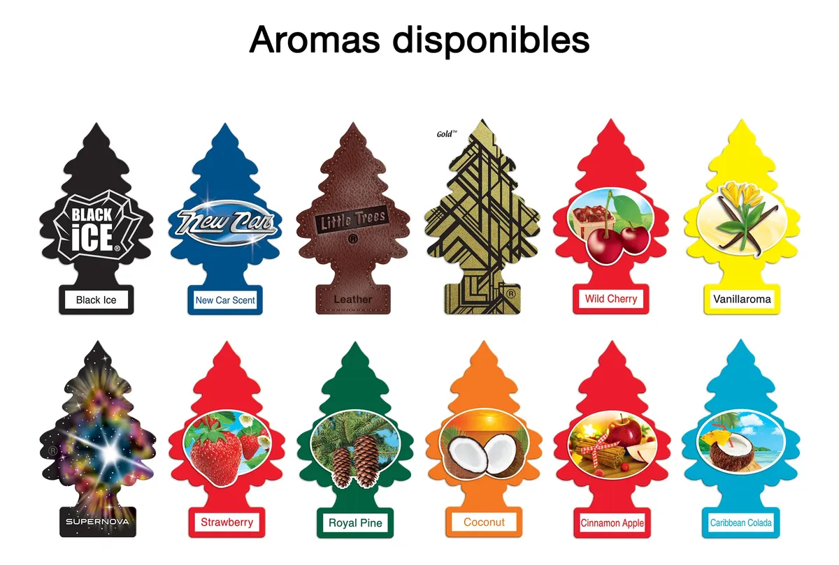 Little Trees Caja 144 Pza Aroma Coco - Image 2