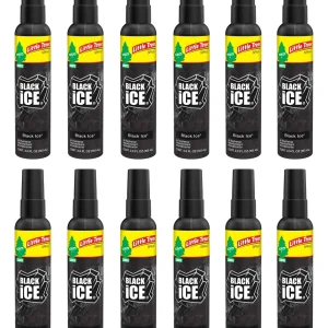 Little Trees Aromatizante En Spray Aroma Black Ice 12 Piezas