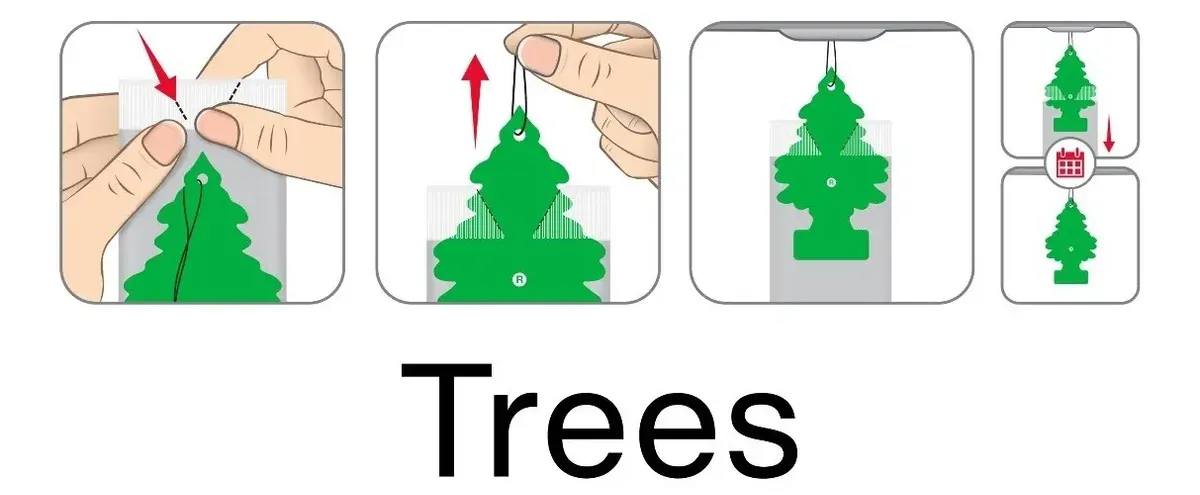Little Trees 2 Tiras 24 Pza - Aroma Black Ice Y New Car - Image 3