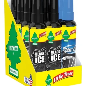 Aromatizantes En Spray Aroma Black Ice Y New Car 12 Piezas