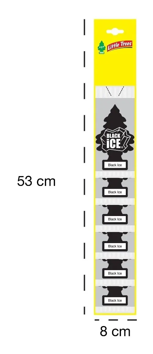 Little Trees 2 Tiras 24 Pza - Aroma Black Ice Y New Car - Image 2