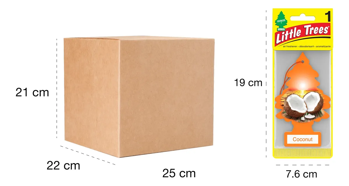 Little Trees Caja 144 Pza Aroma Coco - Image 3
