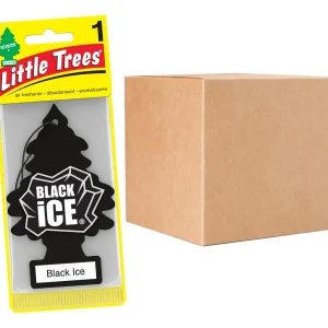 Little Trees Caja 144 Pza Aroma Black Ice